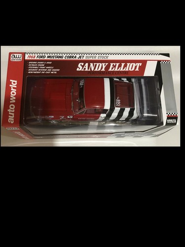 Mustang Sandy Elliott 259 Auto World 1968 1:18 - Photo 3/7