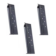 LOT of (3) Mec-Gar 1911 .38 SUPER 9 Round Pistol Magazine, Blued - MGCGOV38B