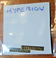 Etched Brass OO scale straight loco nameplates   'Hyperion'