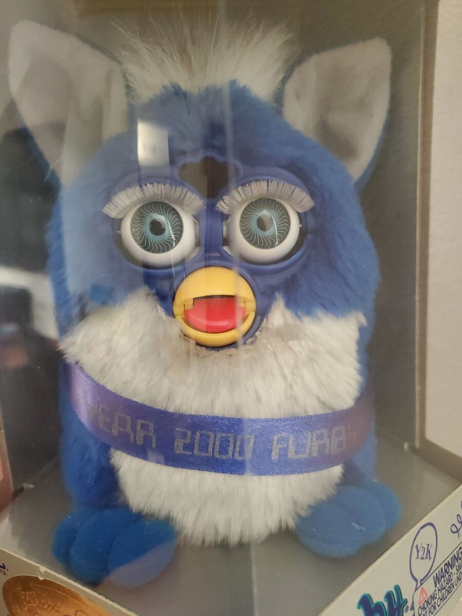 Furby 2000 Y2K Blue Special Limited Edition Millennium NIB Furby 2000 Y2K Blue Special Limited Edition Millennium NIB