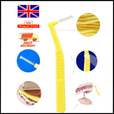 Hochwertige Interdentalbürsten 10er Pack Zahnstocher Zähne sauber Größe 0,6 & 1,0