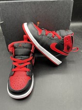 New TODDLER Size 7c Nike Air Jordan 1 Mid TD Alternate Bred Red Black DQ8425-060