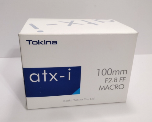 Tokina ATX-I 100mm F2.8 Full Frame Macro Lens For Nikon F-Mount Cameras UNUSED