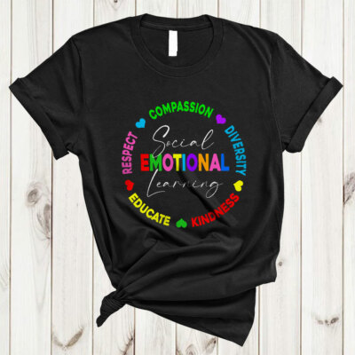 Social Emotional Learning SEL Day Teacher Heart Counselor Teaching T-Shirt/ Mug