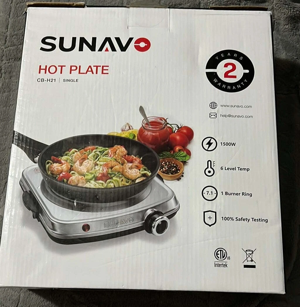 Sunavo Hot Plate CB H21 Single Open Box