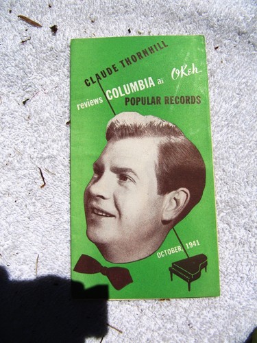 Oct 1941 COLUMBIA and OKeH Popular Records Reviews Supplement Thornhill CATALOG
