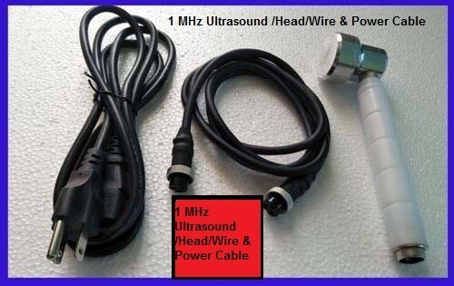 Physiotherapy 1 MHz Ultrasound Therapy Machine/Head 3 Pin /Wire & Power Cable *& - Picture 2 of 7