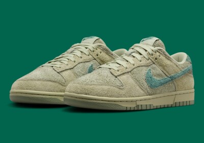 Nike Dunk Low Olive Aura Womens Green Sports Sneaker HJ7291-371