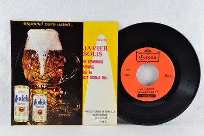 JAVIER SOLIS - Corona Disco 1 - Productos Especiales CBS Promo 7'' EP