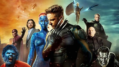 X-Men Movie Scene 13'' x 19'' Action Figure Backdrop Photo Poster