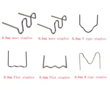 0.8 0.6 mm Flat/Wave/V/M Shape Staple Hot Staple Welding Rod Bumper Welding Wire