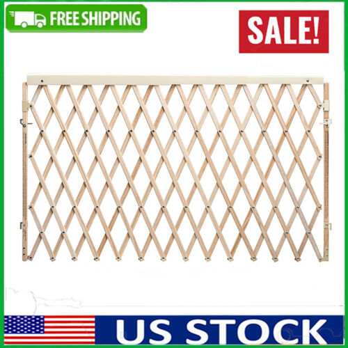 Retractable Baby Gate Safety Infants, Toddlers & Pets 24" - 60" Wide Walk Thru