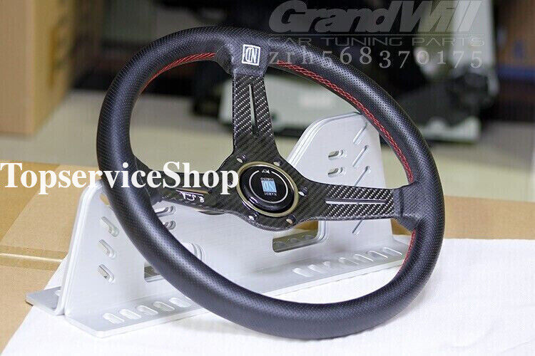 NARDI 330mm 13' Perforated Leather&Carbon Fiber Racing Sport