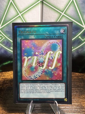 RA03-DE064 Ostinato : Ultimate Rare Karte : 1. Auflage YuGiOh