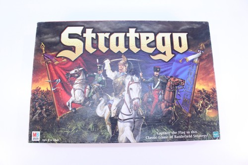 VTG 1999 Stratego Board Game Milton Hasbro Capture The Flag Strategy Battle READ - Picture 7 of 14