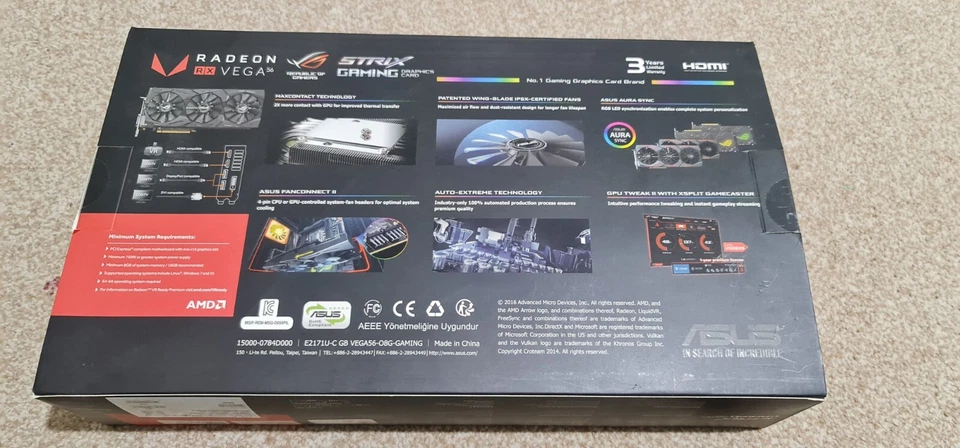 Asus ROG Strix RXVega56 8Gb - Image 3 of 4