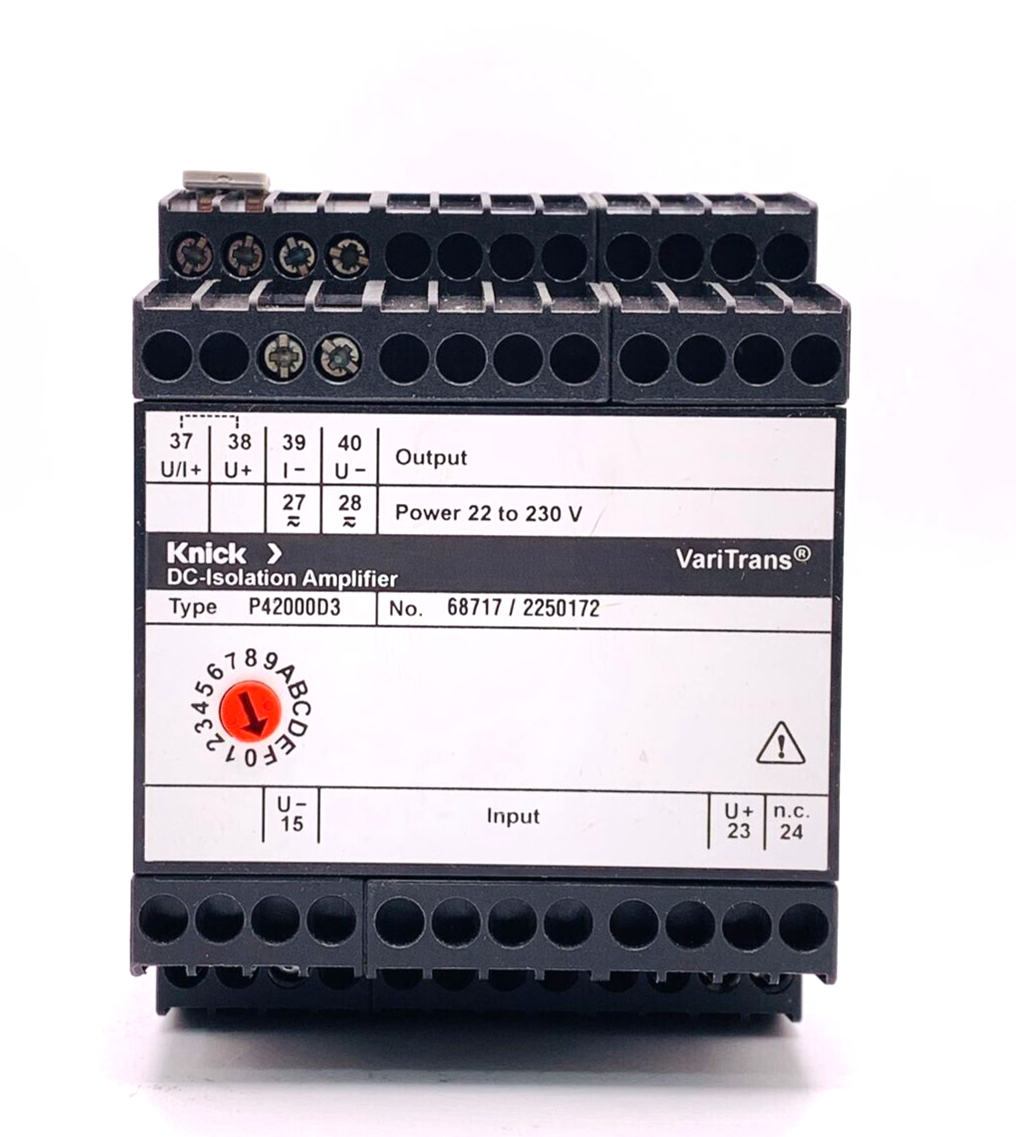 KNICK DCISOLATION AMPLIFIER P42000D3 FREE SHIPPING eBay