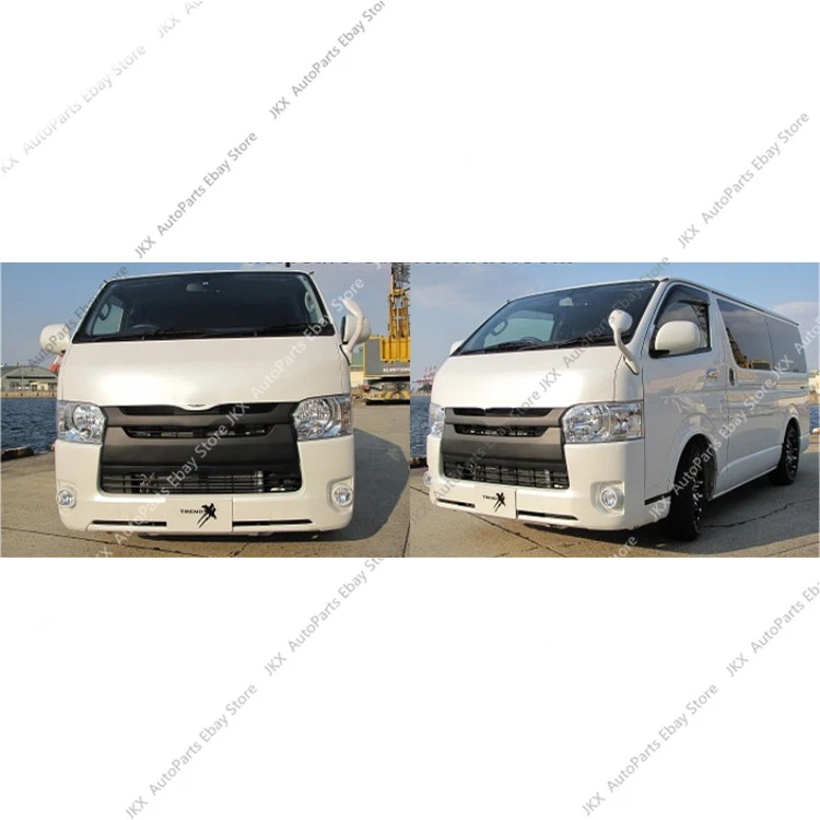 1695 Narrow-body Black Front Grille For Toyota Hiace 200 Series 4 Type 2014-17 - Image 3 of 4