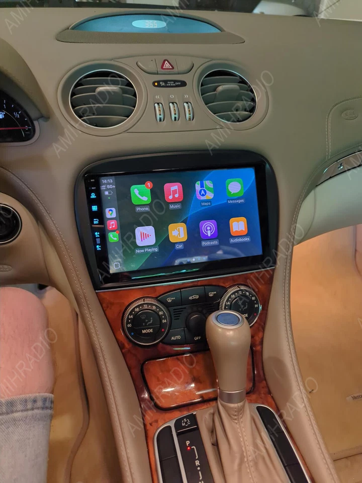 Radio estéreo de coche 9" 4+64G para Mercedes-Benz SL R230 SL350 SL500 2005-2012 NAVEGACIÓN Foto 3 de 4