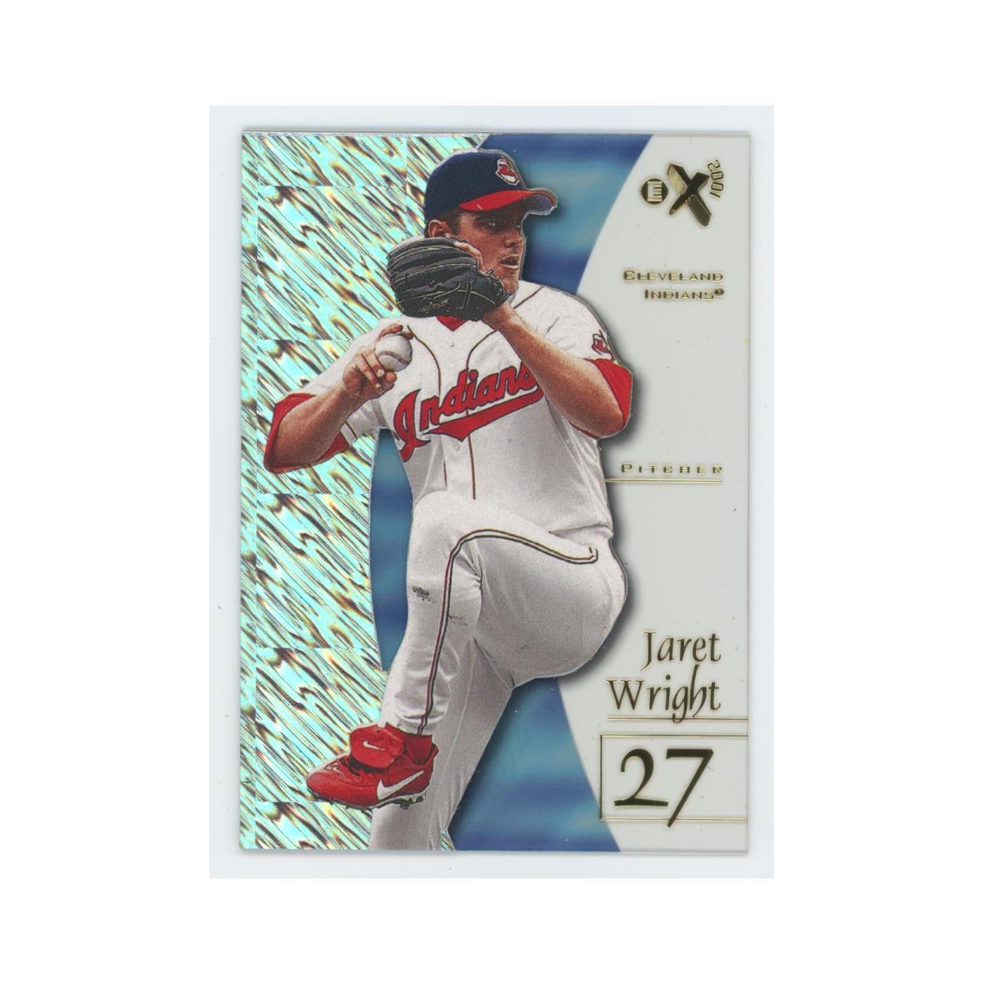 Jaret Wright 1998 SkyBox E-X2001 Acetate #92 Cleveland Indians Baseball Card NM
