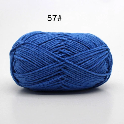 62 Colors Milk Cotton Skeins Hand Knitting Wool Baby Crochet Chunky Yarn 50g - Picture 80 of 87