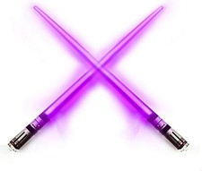 Purple Fun Food Wars Led Chopsticks Portable Light Up Party Utensils