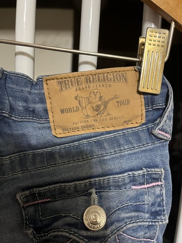 Girls True Religion Skinny Jeans Size 5 - Picture 3 of 6