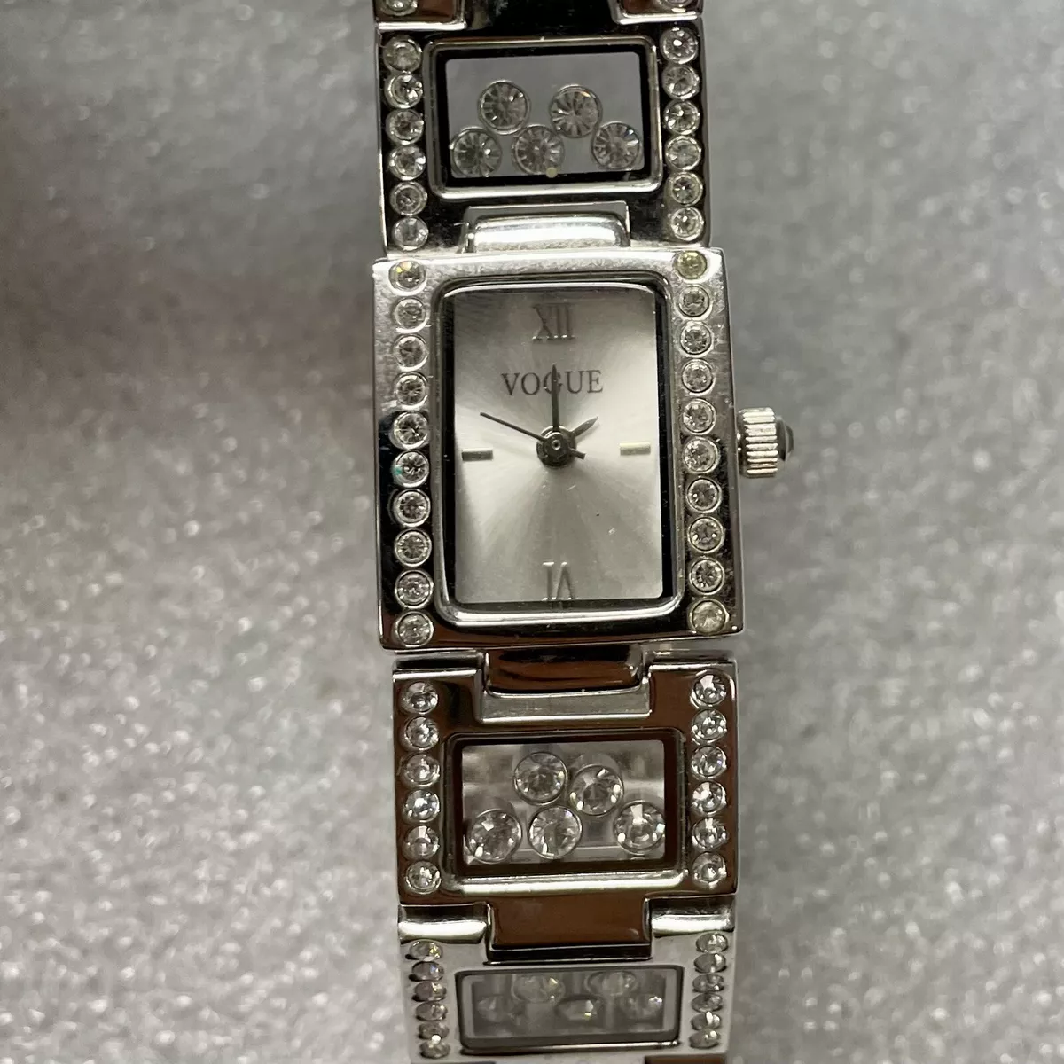 Crystal bracelet watch hot sale