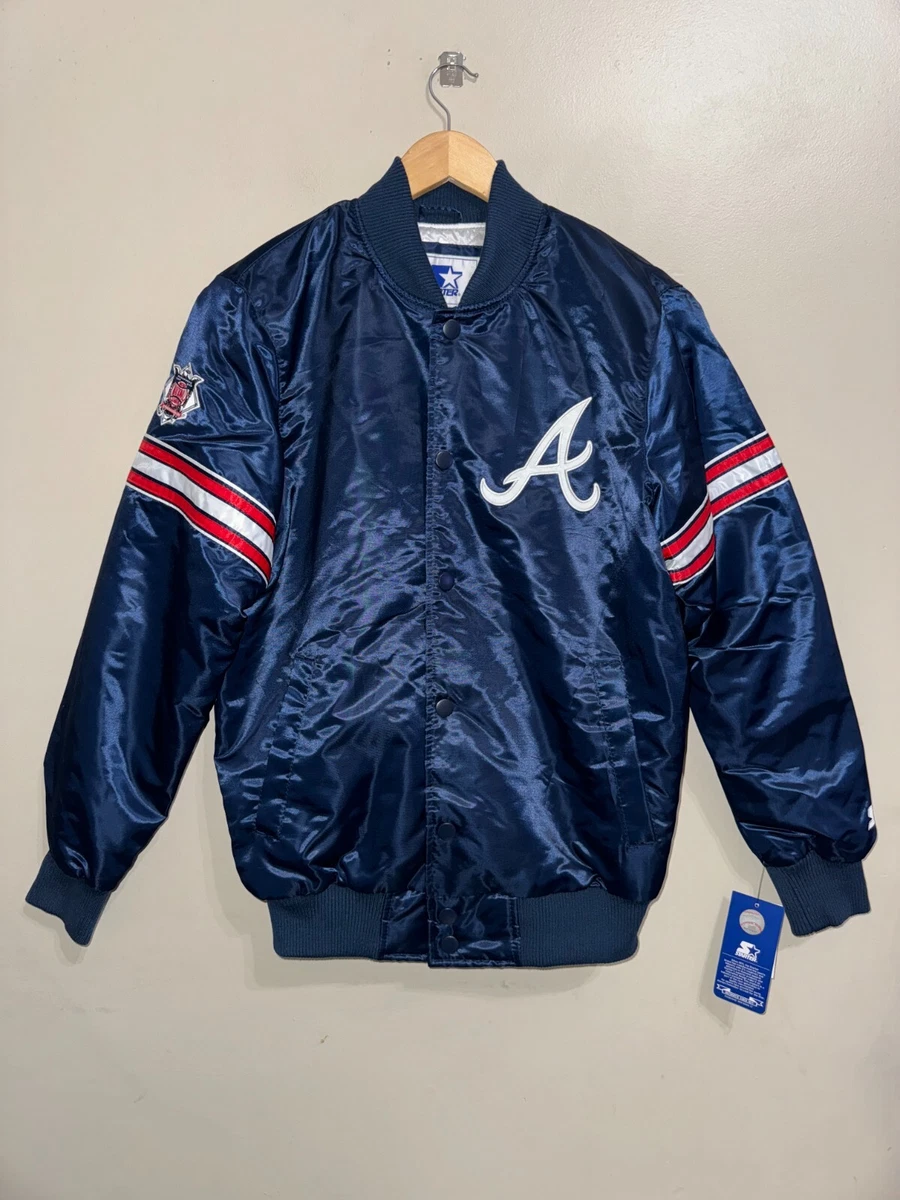 Veste Starter Atlanta Braves Taille L – Hank Aaron – Vintage Années 80 MLB
