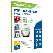 USA 13" x 19" DTF Transfer Film - Double Sided, Hot Peel - 100 Sheets
