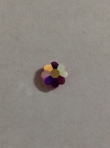 Authentic Origami Owl Floating Charm Large Pink Crystal Flower shape - 第 2/2 張圖片