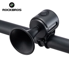 ROCKBROS Electronic Bike Bell 120 dB Bicycle Super-Loud Electronic Siren Horn