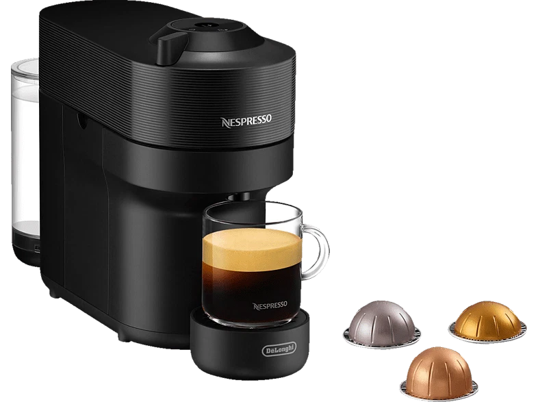 DELONGHI Vertuo Pop ENV90.B Nespresso Kapselmaschine Schwarz Kaffee