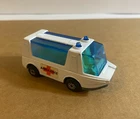 Vintage 1971 Matchbox Lesney Superfast #46 Stretcha Fetcha Ambulance White/Red