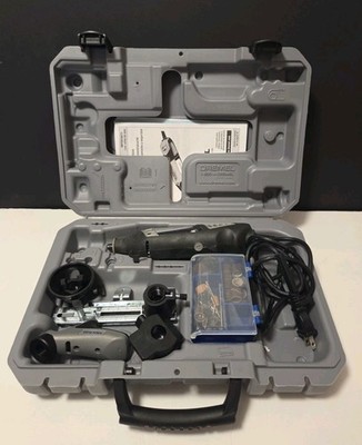 Dremel 4000-4/34 Variable Speed Rotary Tool Kit w/ Case 4 Attachments  TESTED!