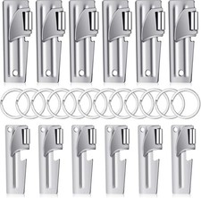 P-38  P-51 Military Style Can Openers W/ Key Rings Stainless Steel Camping Can