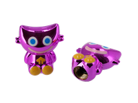 "Set: 2X Ventilkappe \"Happy\", Violett"