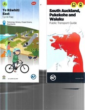 AUCKLAND NEW ZEALAND  PUBLIC TRANSPORTATION GUIDE + CYCLE MAP