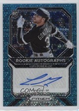 2021 Panini Prizm Rookie Teal Donut Circle 4/12 Luis Gonzalez #RA-LG Auto 11nq