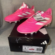 Adidas Goletto IX Firm/Multi-ground Cleats Pink Kids Size US5 with Box