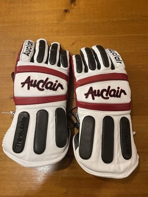 Auclair Leather Gloves Ski Snowboard Racing Vintage Classic Men s large L