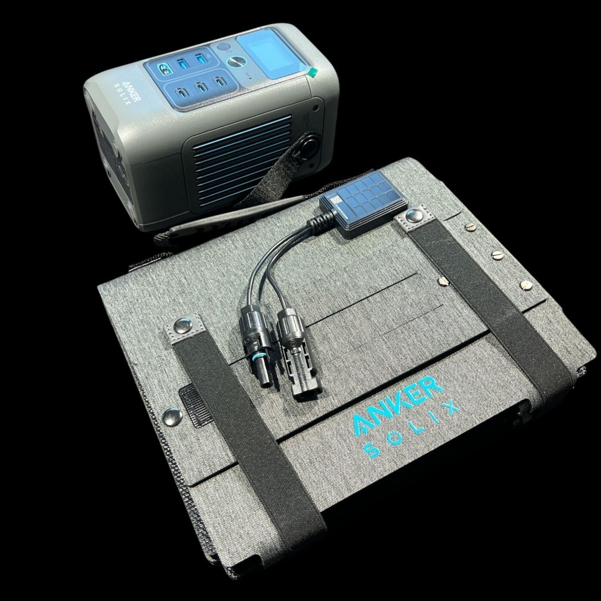 Anker SOLIX C200 DC Portable Power Station Generator Kit Solar