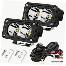 3 Inch LED Pod Lights with DT White 3 Inch Spot LED Pods with Wiring Harness