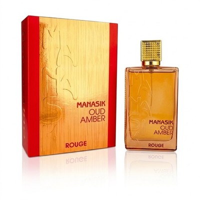 Perfume Manasik Oud Amber Rouge 100ml Unisex Long Lasting Fragrance