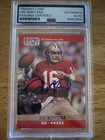 Joe Montana PSA/DNA Auto 1990 Pro Set #293 Signed 49ers HOF Slabbed