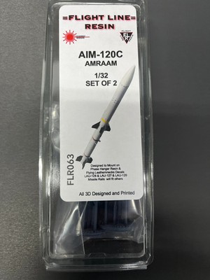 Flight Line Resin FLR063 1/32 AIM-120C AMRAAM (2)