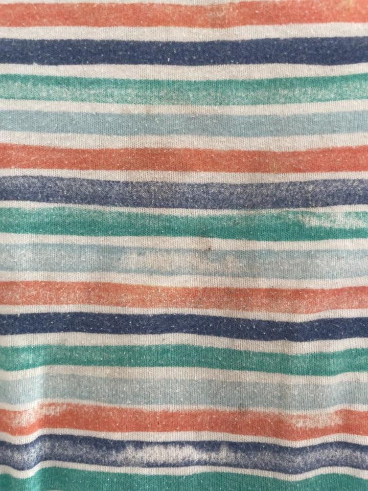 Body Nautica Bebé Niños Colorido Mezcla de Algodón a Rayas Manga Corta Multi 12M Foto 4 de 4