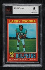 1971 Topps Larry Csonka #45 BVG 6 HOF 1d07