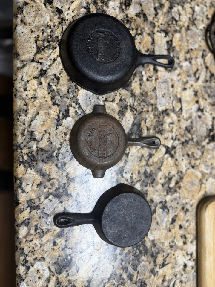 Sartén de juguete Lodge H5MS, cenicero Lodge y un BSR? Lote de 3 ceniceros Foto 2 de 4