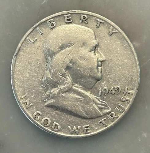 1949-S Franklin Half Dollar - VG - Very Good - 90% Silver